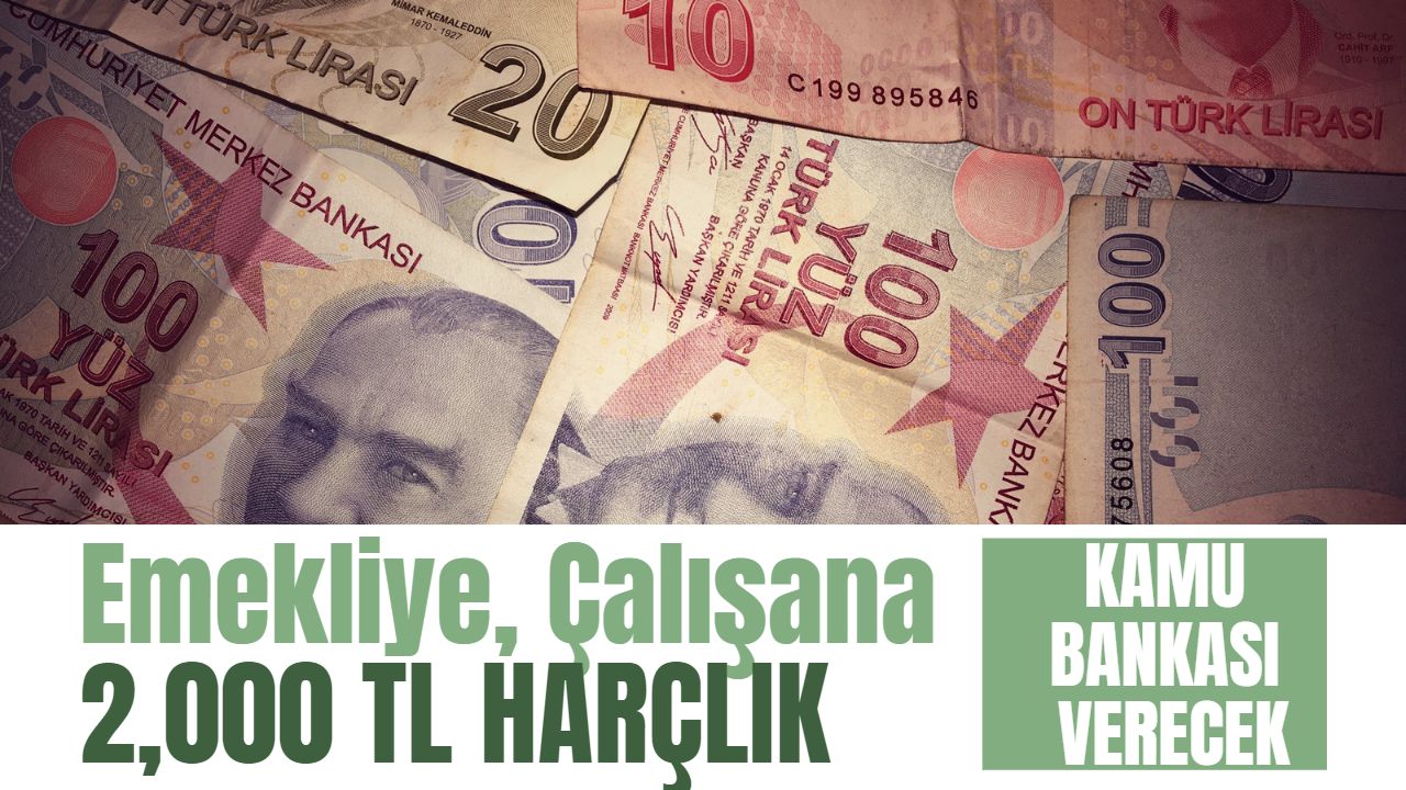 Emekliye, Çalışana Bayram Harçlığı Artı 2000 TL Gece Saatlerinde Açıklandı! Pazartesi Sabahı Başlıyor