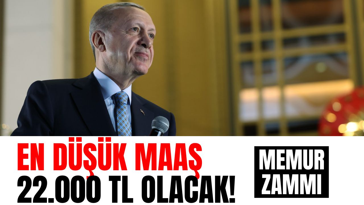 En Düşük Maaş Gelecek Ay 22.000 TL Olacak! Cumhurbaşkanı Erdoğan Maaş Zammı Müjdesini Açıkladı