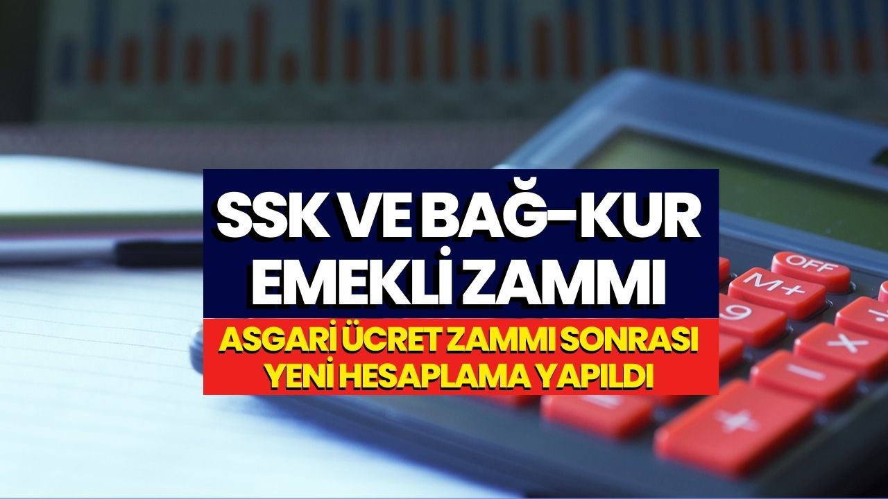 Temmuz Ayı Öncesinde Emekli Zammı Tablosu Çizildi! SSK Bağkur Emeklisini Asgari Ücret Zammı Heyecanlandırdı