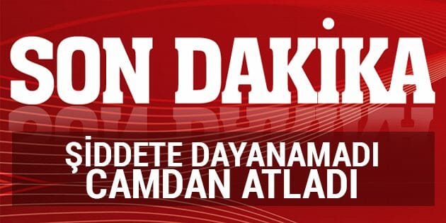 Eşinden Şiddet Gören Kadın Üçüncü Kattan Atladı