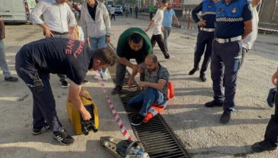 32 Yaşındaki Gencin Ayağı Mazgala Sıkıştı