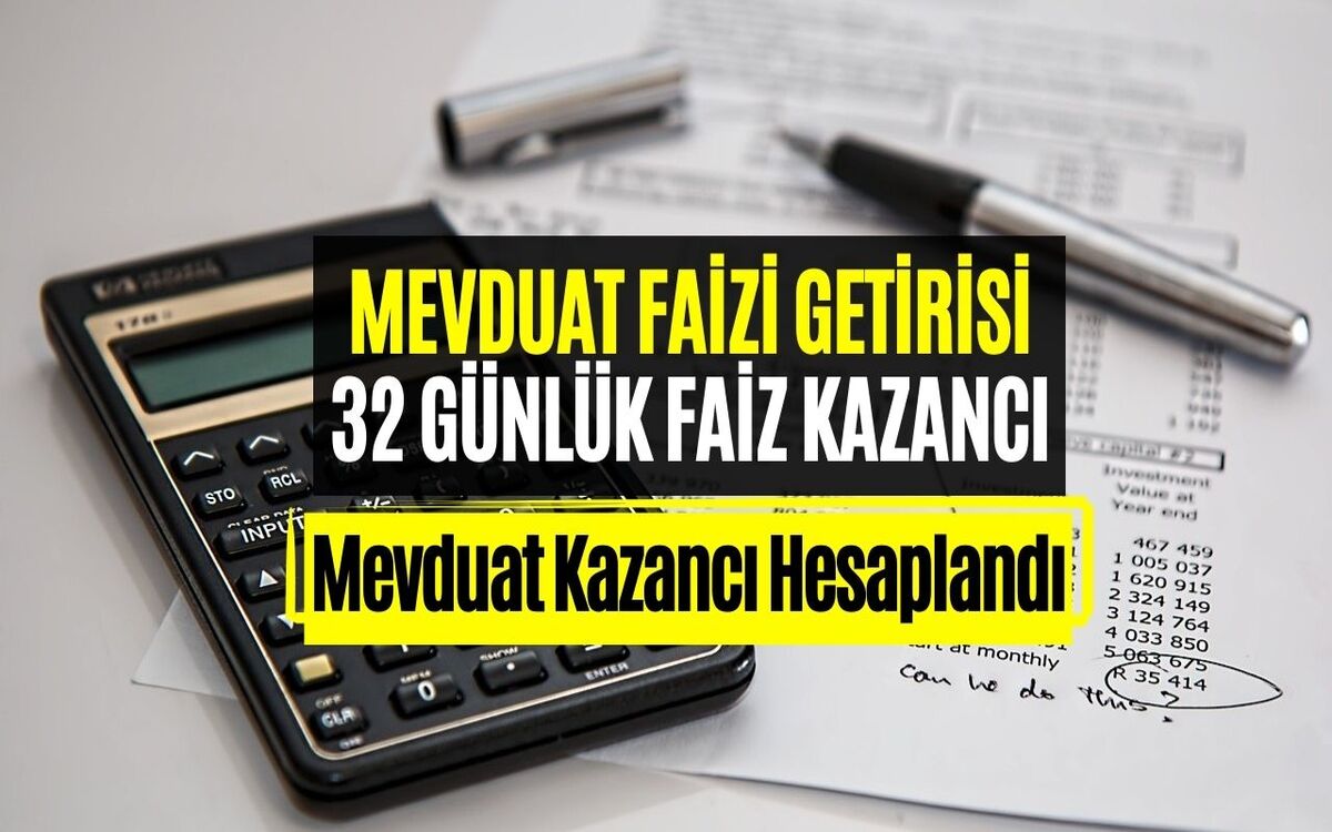 Temmuz Ayında Bankaya Para Yatıracaklar Dikkat! 300.000 TL’nin 32 Günlük Mevduat Kazancı Getirisi Hesaplandı