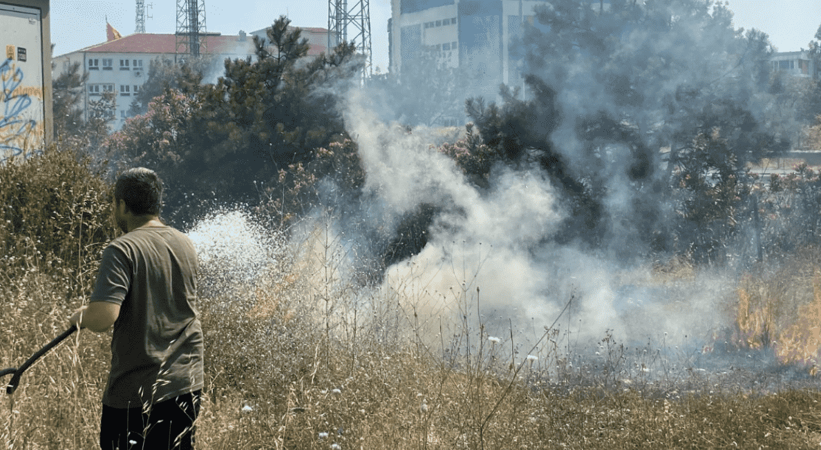 Çorlu'da Korkutan Yangın