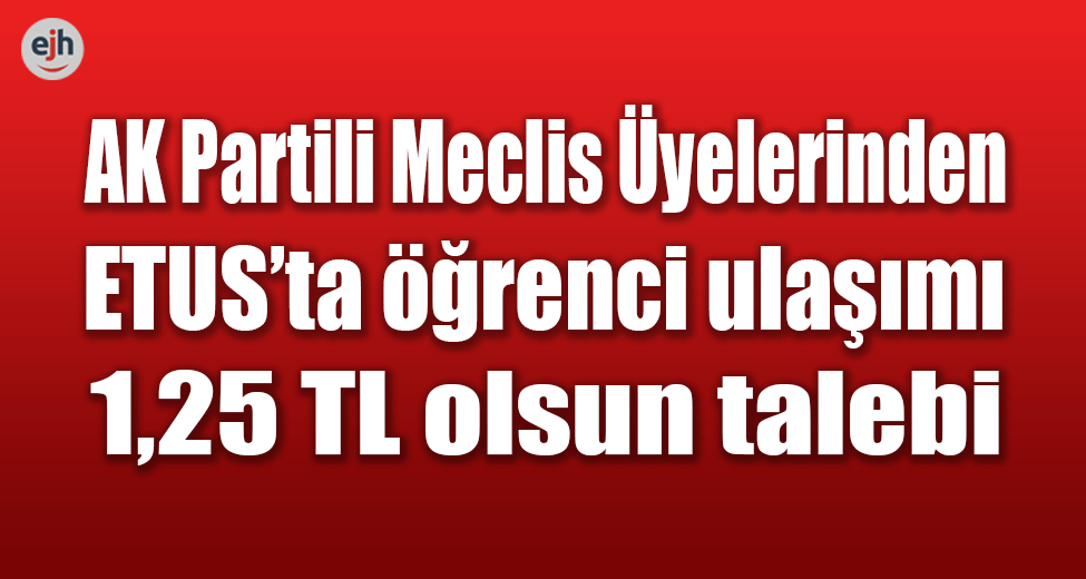 Suya ve Öğrenci Ulaşımına İndirim Talebi