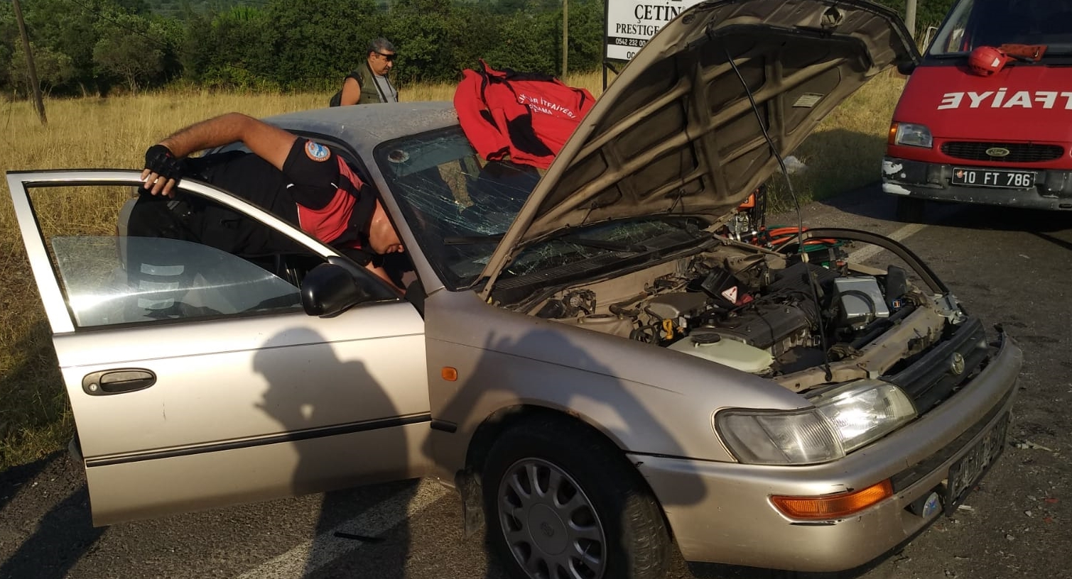 Korkutan Trafik Kazasında 6 Kişi Yaralandı