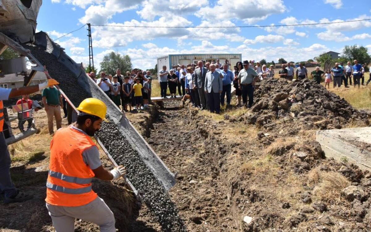 Tekirdağ Saray'da Düğün Salonunun Temeli Atıldı