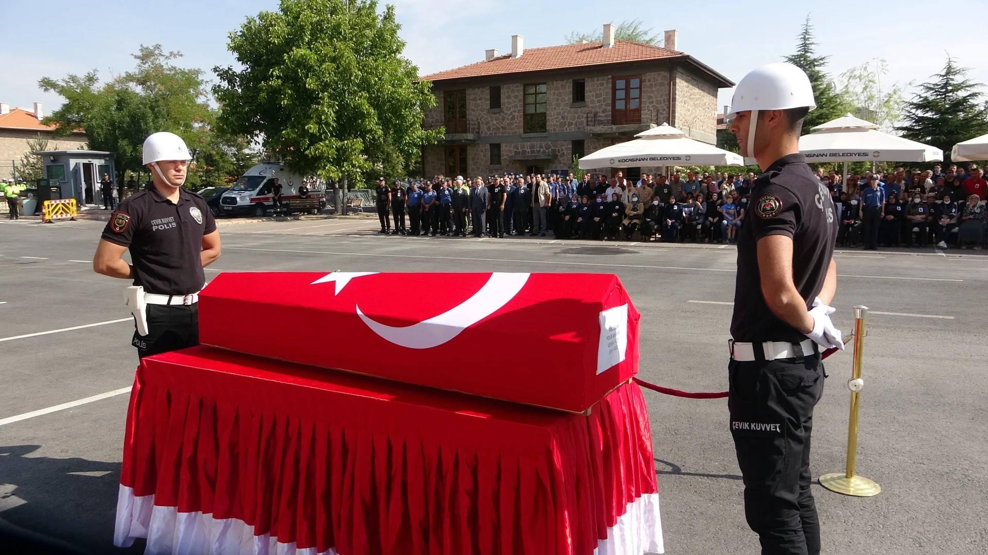 Vefat Eden Polis İçin Tekirdağ'da Tören Düzenlendi