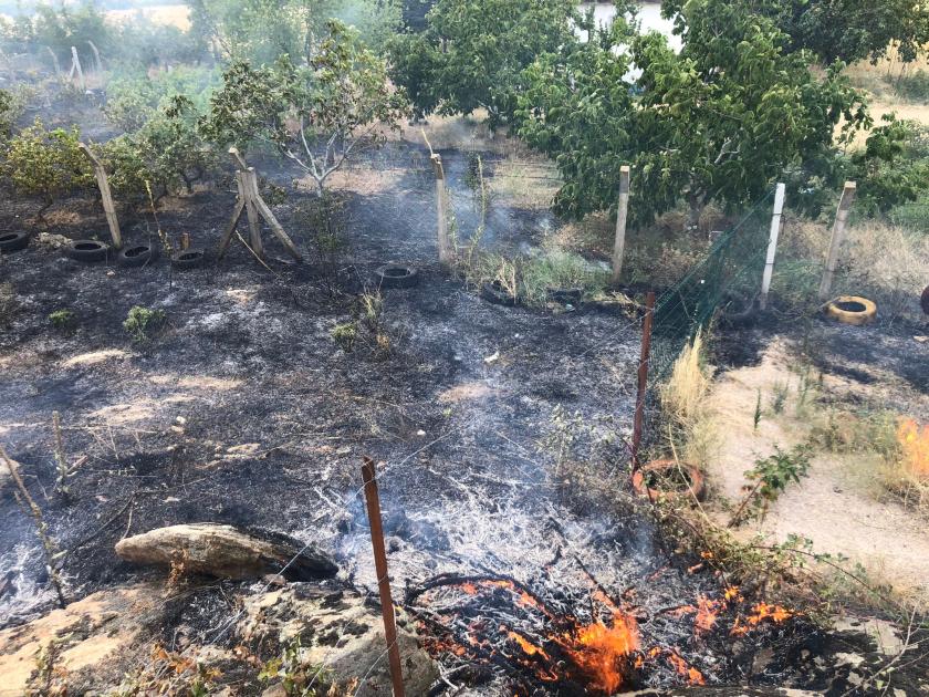 Kırklareli'nde Otluk Alanda Yangın Çıktı