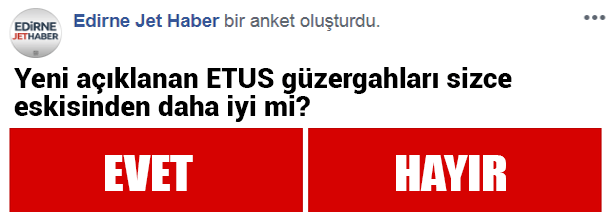 Tüm ETUS Güzergahları Değişti! İşte Yeni Güzergahlar