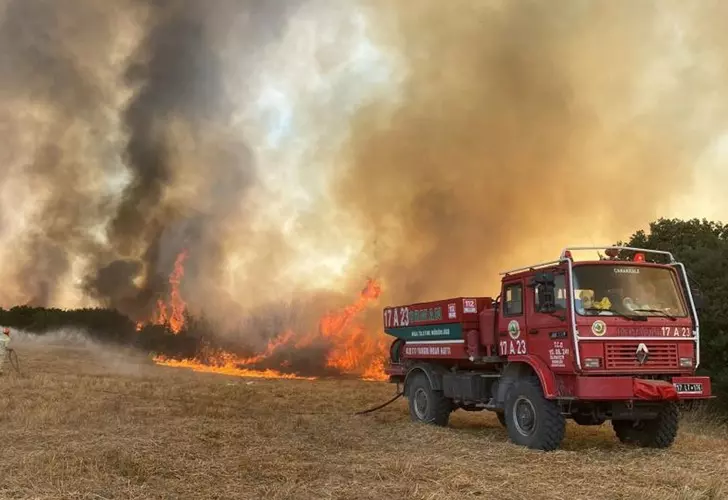 Çanakkale'de 1428 Kişi Tahliye Edildi