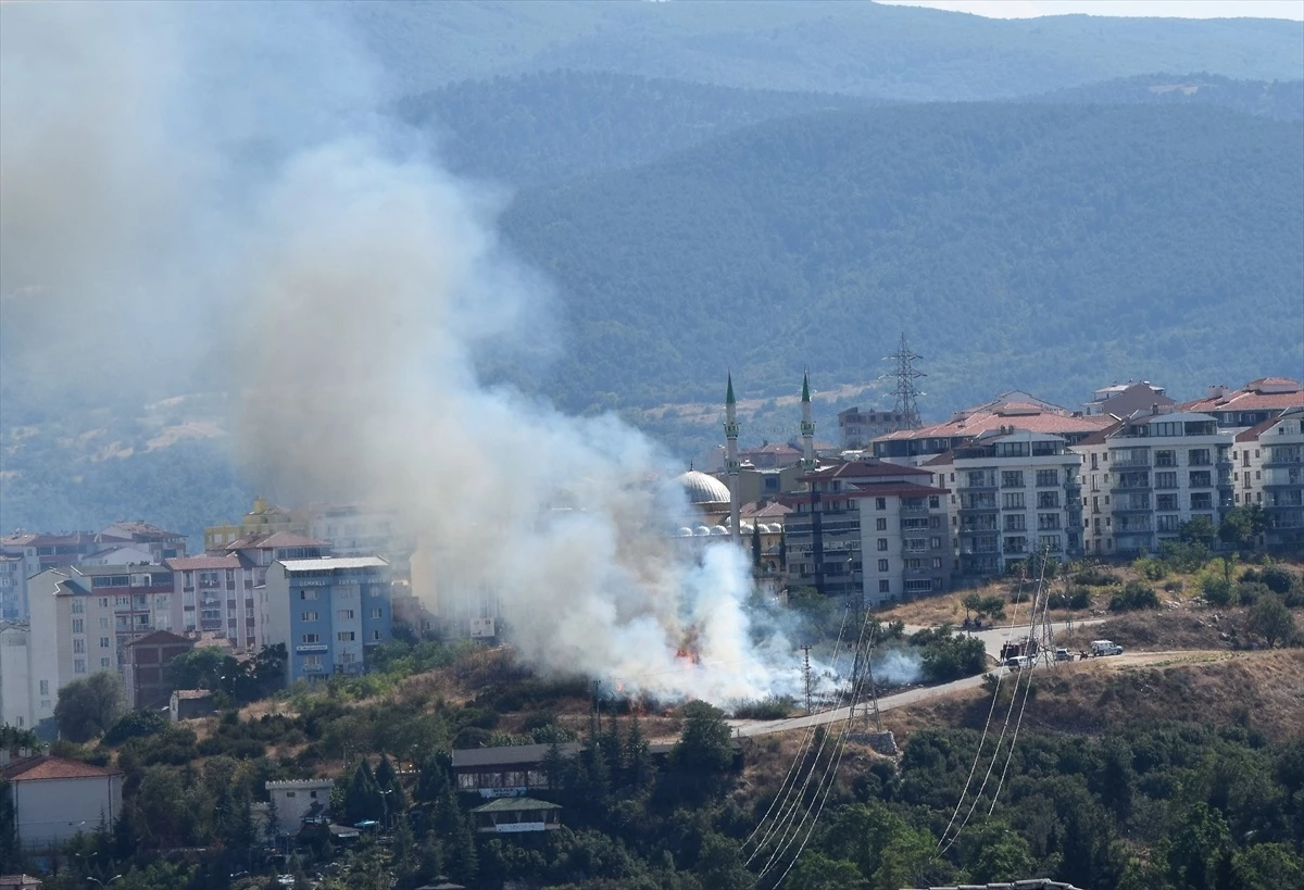 Bilecik Makilik Alanda Çıkan Yangın Söndürüldü