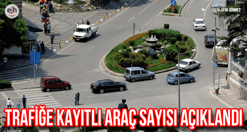 Edirne'de Trafiğe Kayıtlı Araç Sayısı Açıklandı