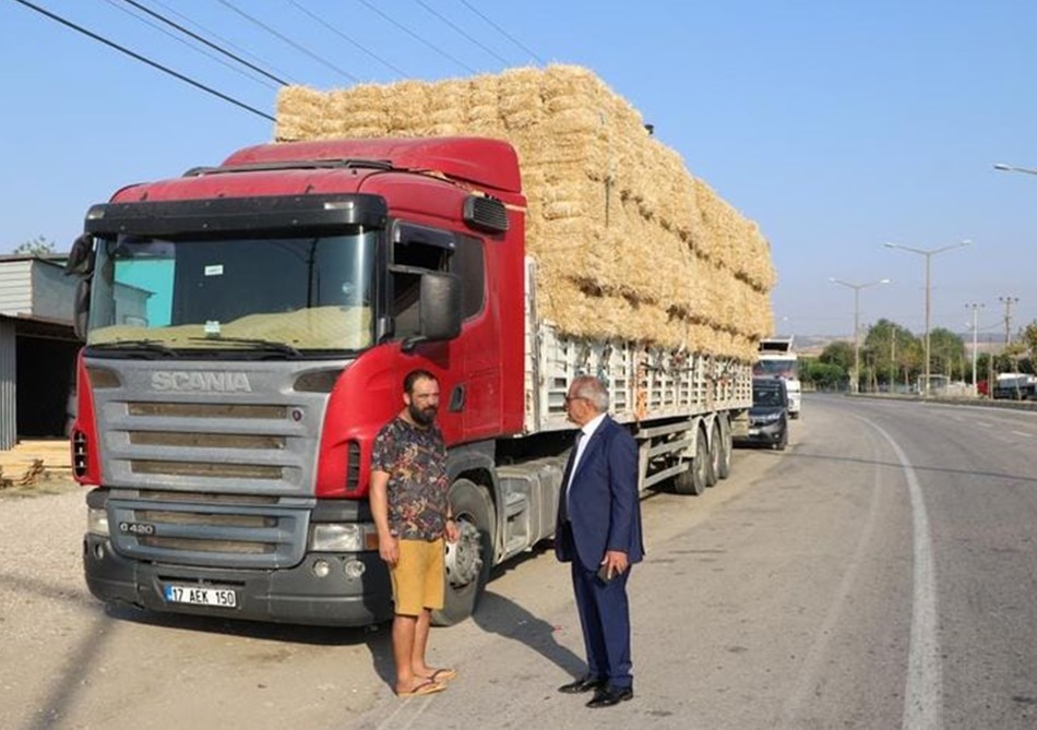 Gelibolu'dan Yangınında Zarar Gören Çiftçilere Destek