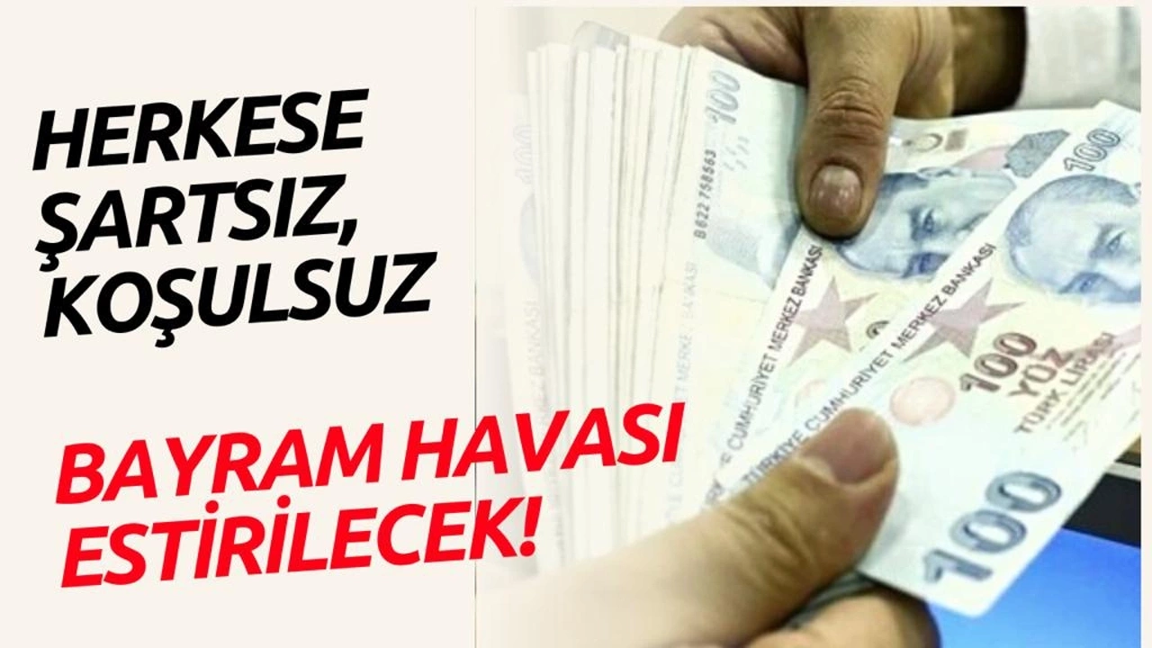 TC'yle Başvur, Koşulsuz ve Anında Para Al! Herkese 7200-15000 TL Veriliyor