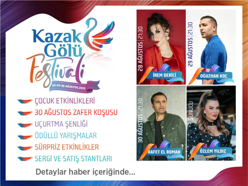 Tekirdağ'da 4. Kazak Gölü Festivali Düzenlendi