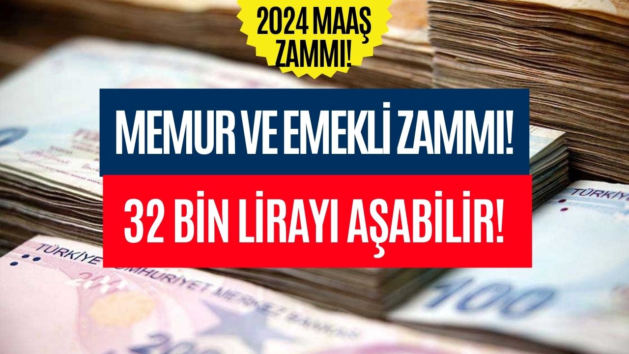 Maaş Tablosu Netleşti! Ocak 2024 En Düşük Memur ve Memur Emeklisi Maaşı