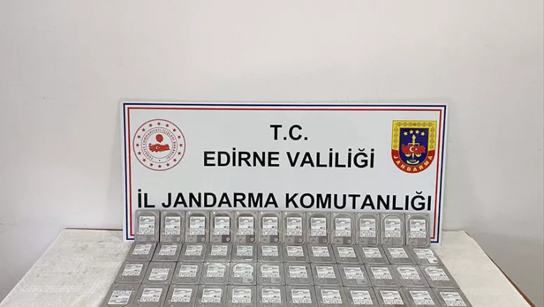 Edirne'de 50 Hard Disk Ele Geçirildi