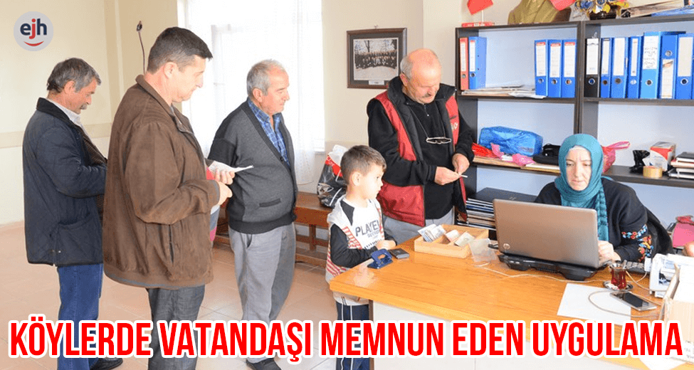 Köylerde Vatandaşı Memnun Eden Uygulama