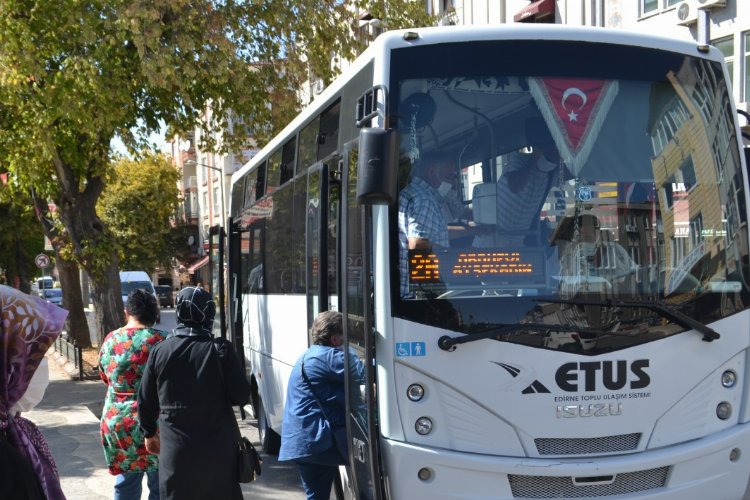 Edirne'nin Şehir İçi Toplu Taşıma Güzergahlarında Yeni Düzenleme