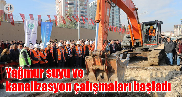 Yağmur Suyu ve Kanalizasyon Çalışmaları Başladı