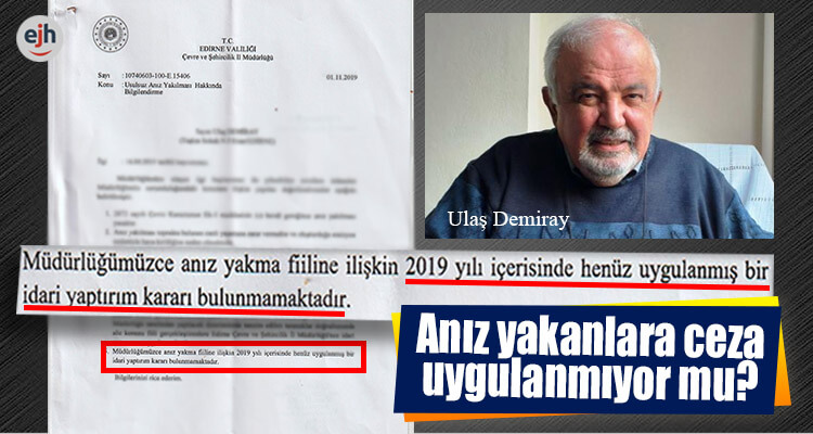 Anız yakanlara ceza uygulanmıyor mu?