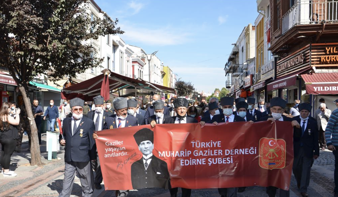 Edirne'de 19 Eylül Gaziler Günü Programı Düzenlendi