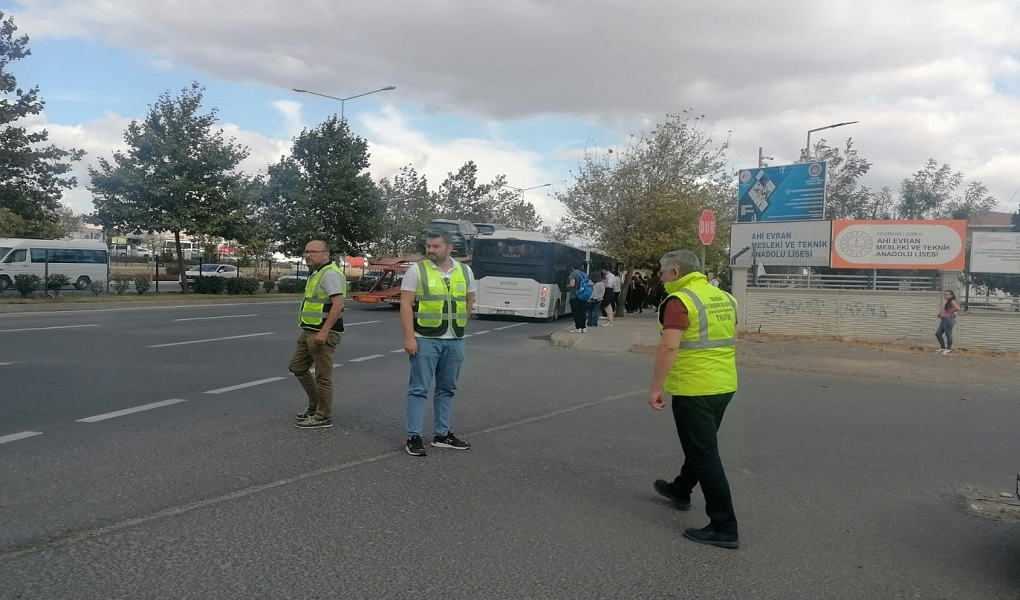 Tekirdağ'da Toplu Taşıma Araçları Denetlendi