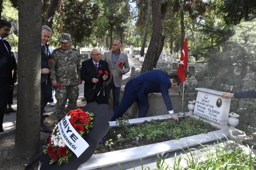 Şehitlerimiz Edirne'deki Kabirleri Başında Anıldı