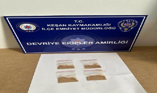 Edirne Uyuşturucu Operasyonu: 1 Gözaltı