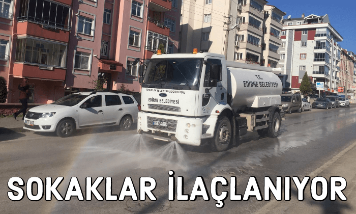 Sokaklar koronaya karşı ilaçlanıyor