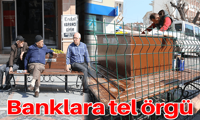 Banklara tel örgü