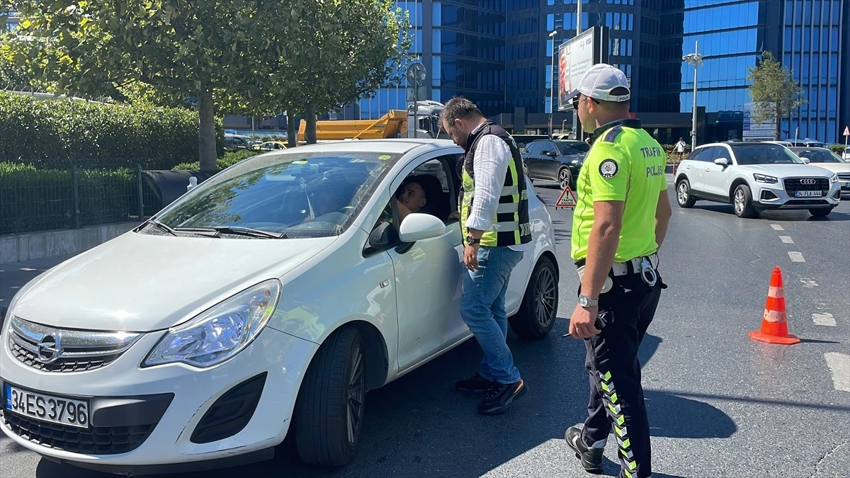 Dron Destekli Yaya Geçidi Denetimi Yapıldı