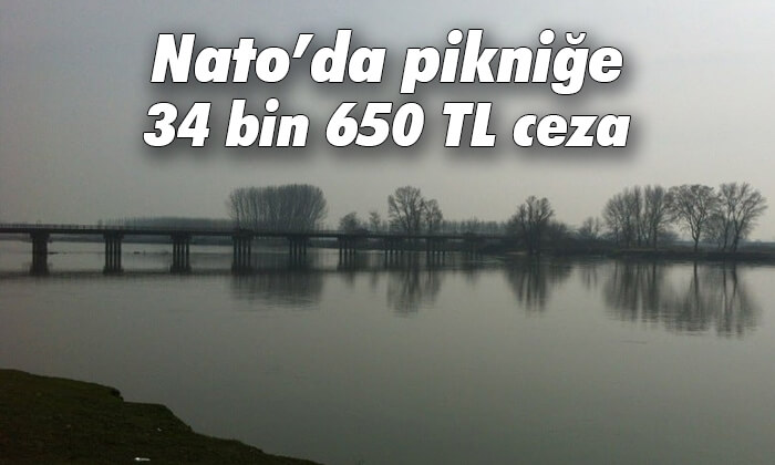 Piknikçilere 34 bin 650 TL ceza