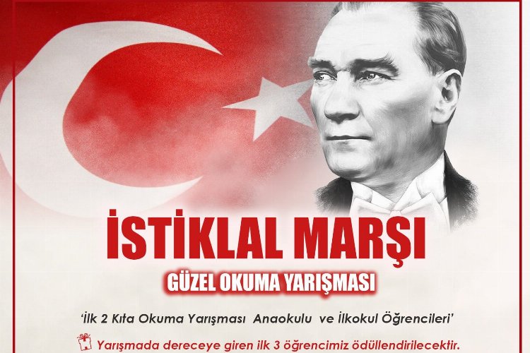 Ergene'de Resim ve İstiklal Marşı Okuma Yarışmaları Düzenlenecek