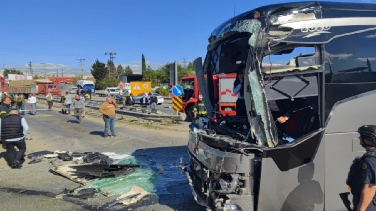 Çerkezköy'de Otobüsle Tır Çarpıştı: 6 Kişi Yaralandı