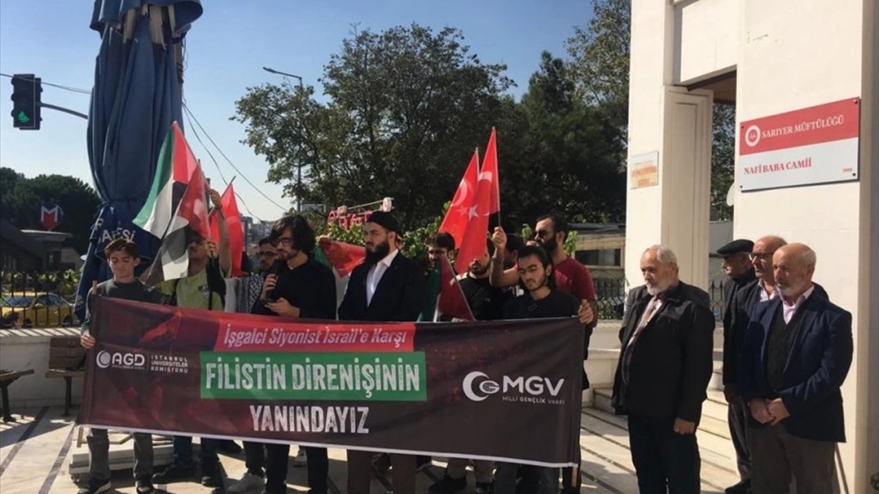 Agd'li Boğaziçi Üniversitesi Öğrencileri Filistin'e Destek Oldu