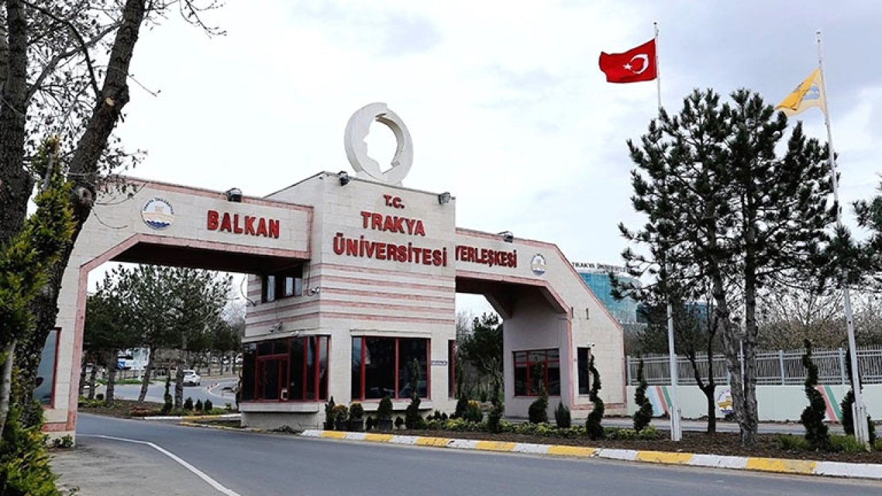 Trakya Üniversitesi'nden İsrail'in Gazze Saldırılarına Kınama