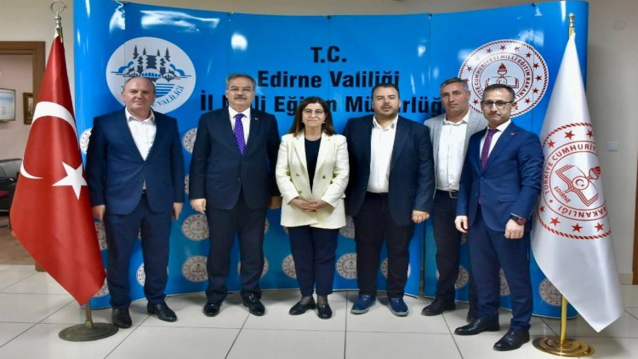 AK Partili Aksal Edirne Milli Eğitimi Ziyaret Etti