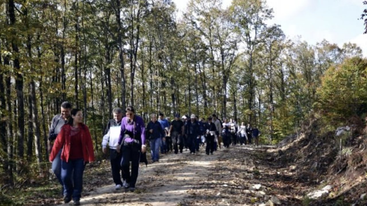 Kırklareli'nde Türkiye Yüzyılı'nda Sağlığa Yürüyoruz Sloganıyla Yüründü