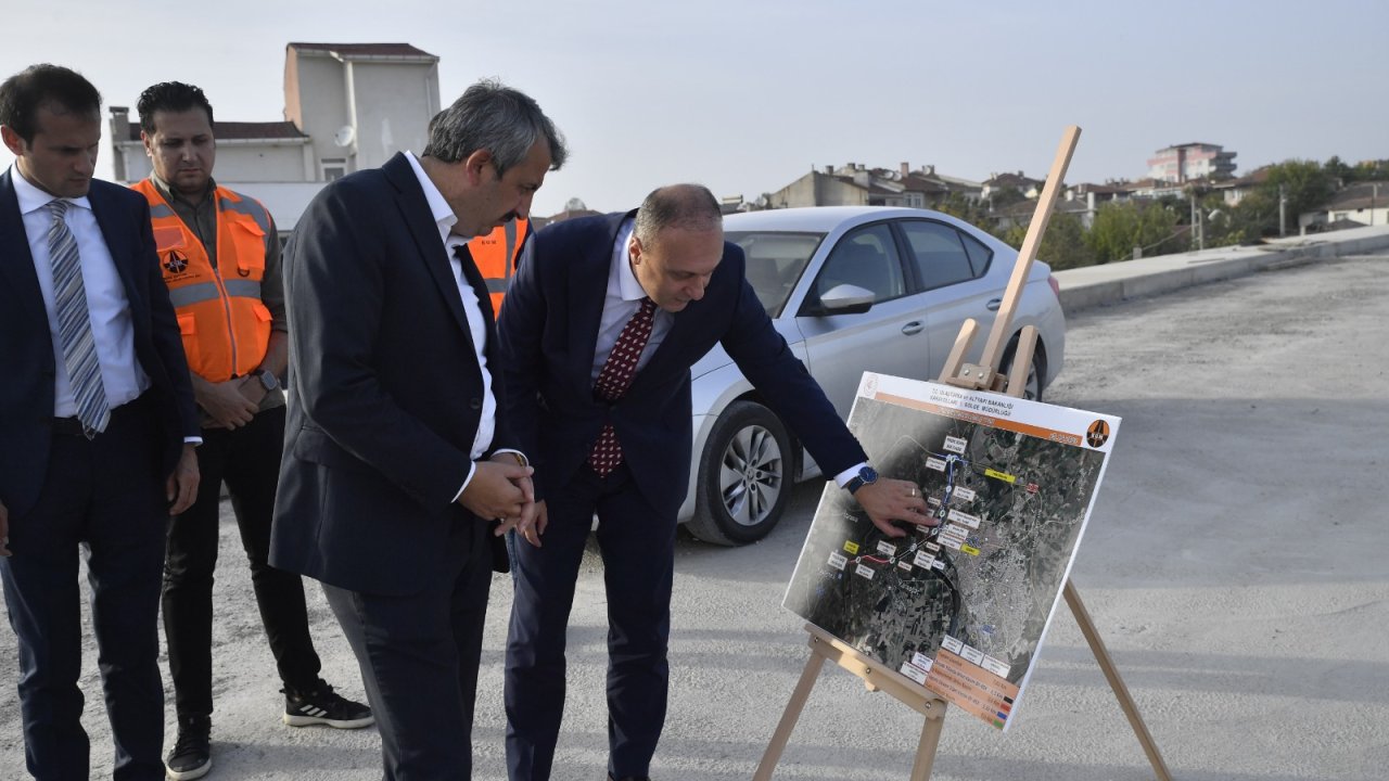 Vali Sezer'den Otoban Bağlantı Yolunda İnceleme