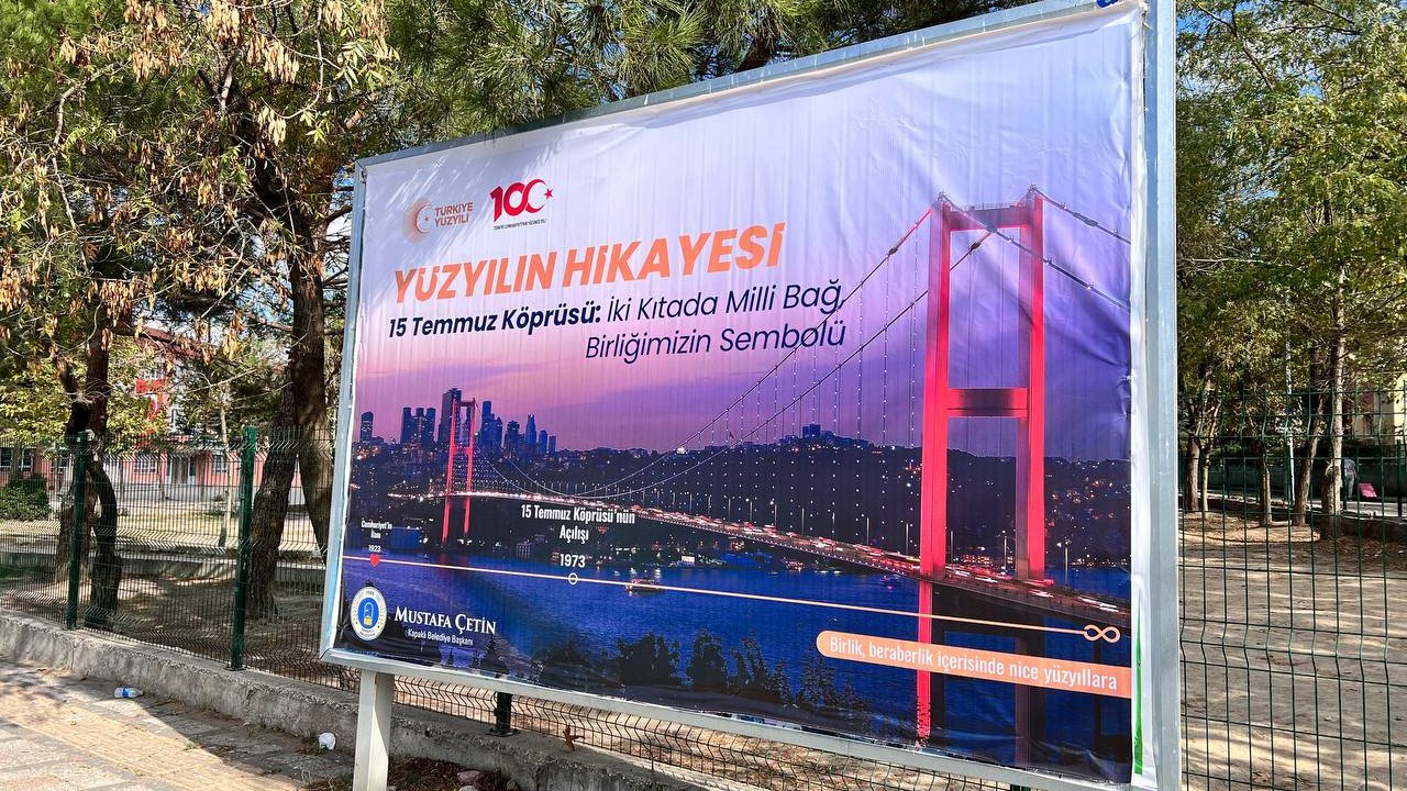 Tekirdağ'da Özel Billboard Çalışması Yapıldı