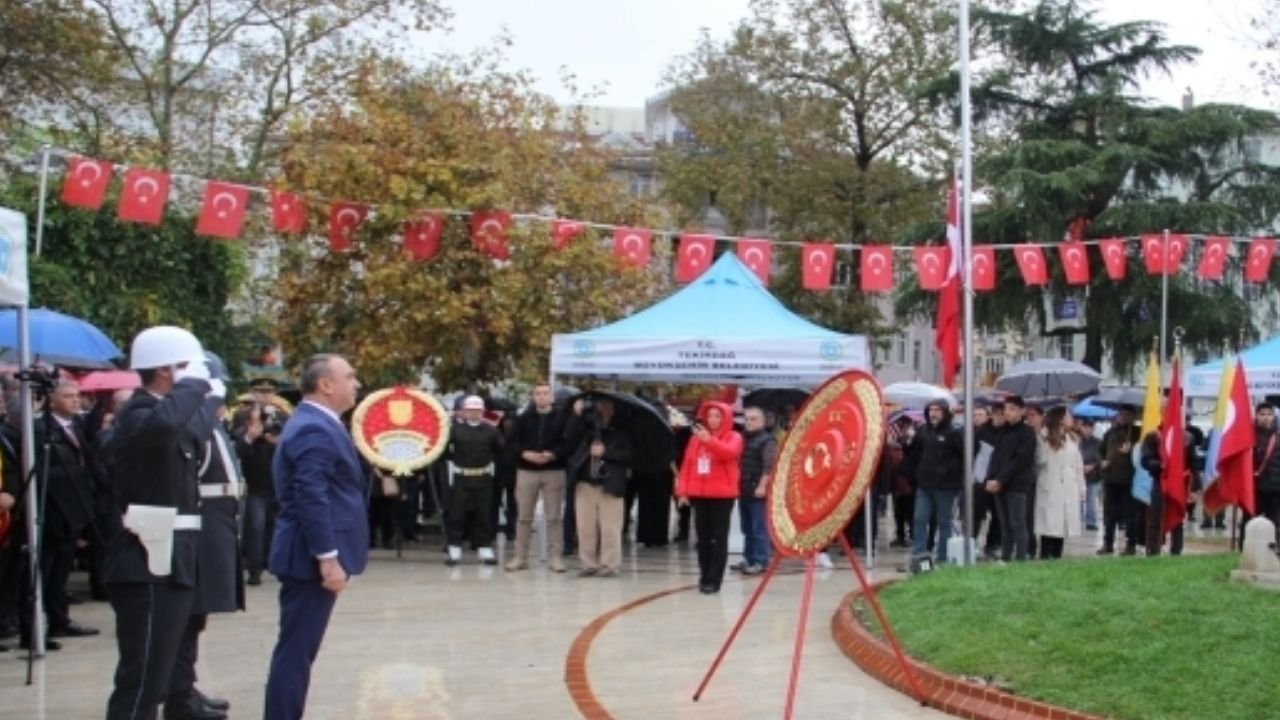 Tekirdağ'ın Kurtuluşunun 101. Yılı İçin Tören Düzenlendi