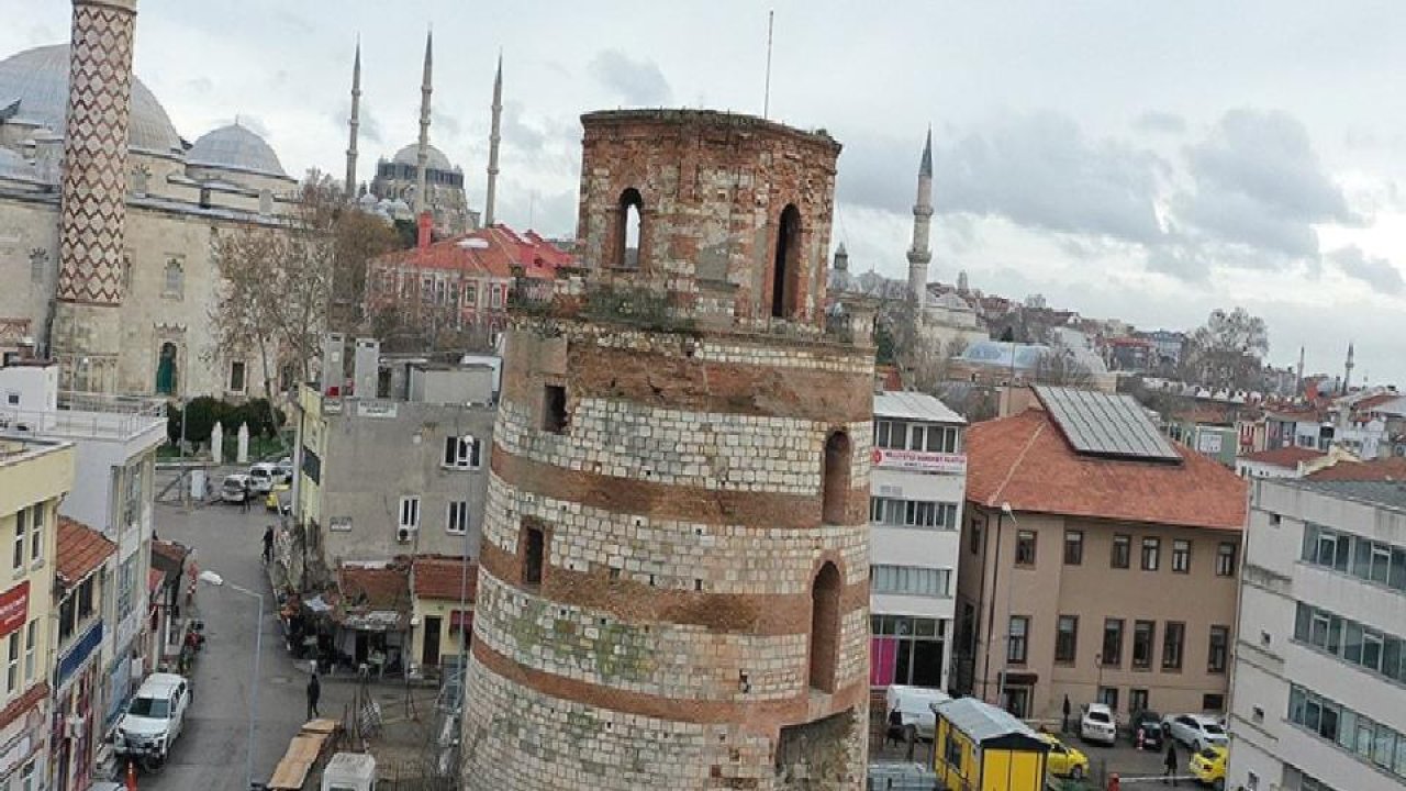 Edirne'deki Makedon Kulesi'nin Restorasyonu Tamamlanacak