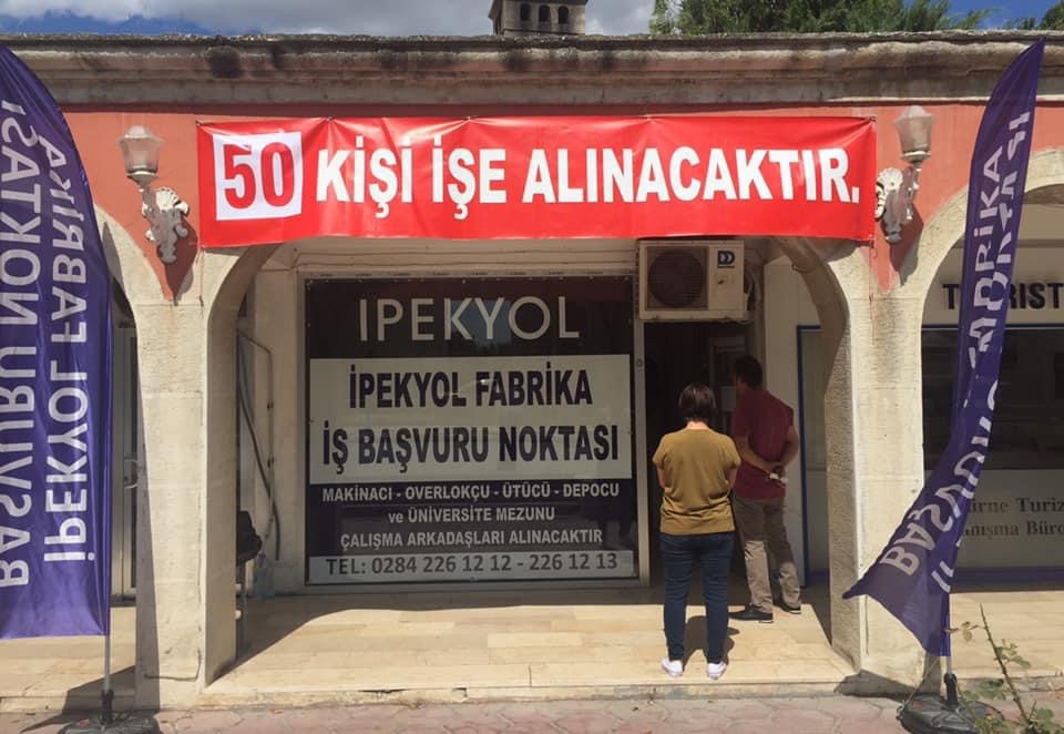 İpekyol tekstil fabrikası 50 kişiyi işe alacak