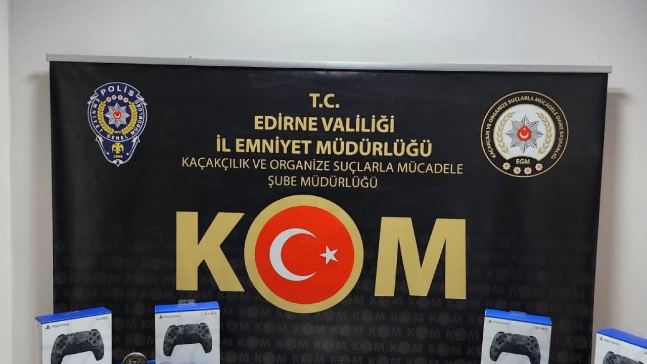 Edirne'de Gümrük Kaçağı Ürünler Ele Geçirildi