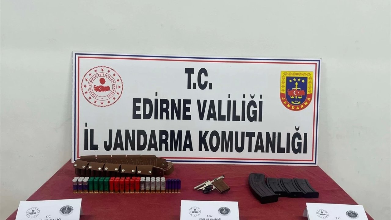 Edirne'de Kurusıkı Tabanca Fişekler Ele Geçirildi