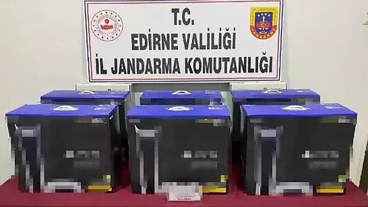 Edirne'de Gümrük Kaçağı 6 Oyun Konsoluna El Konuldu