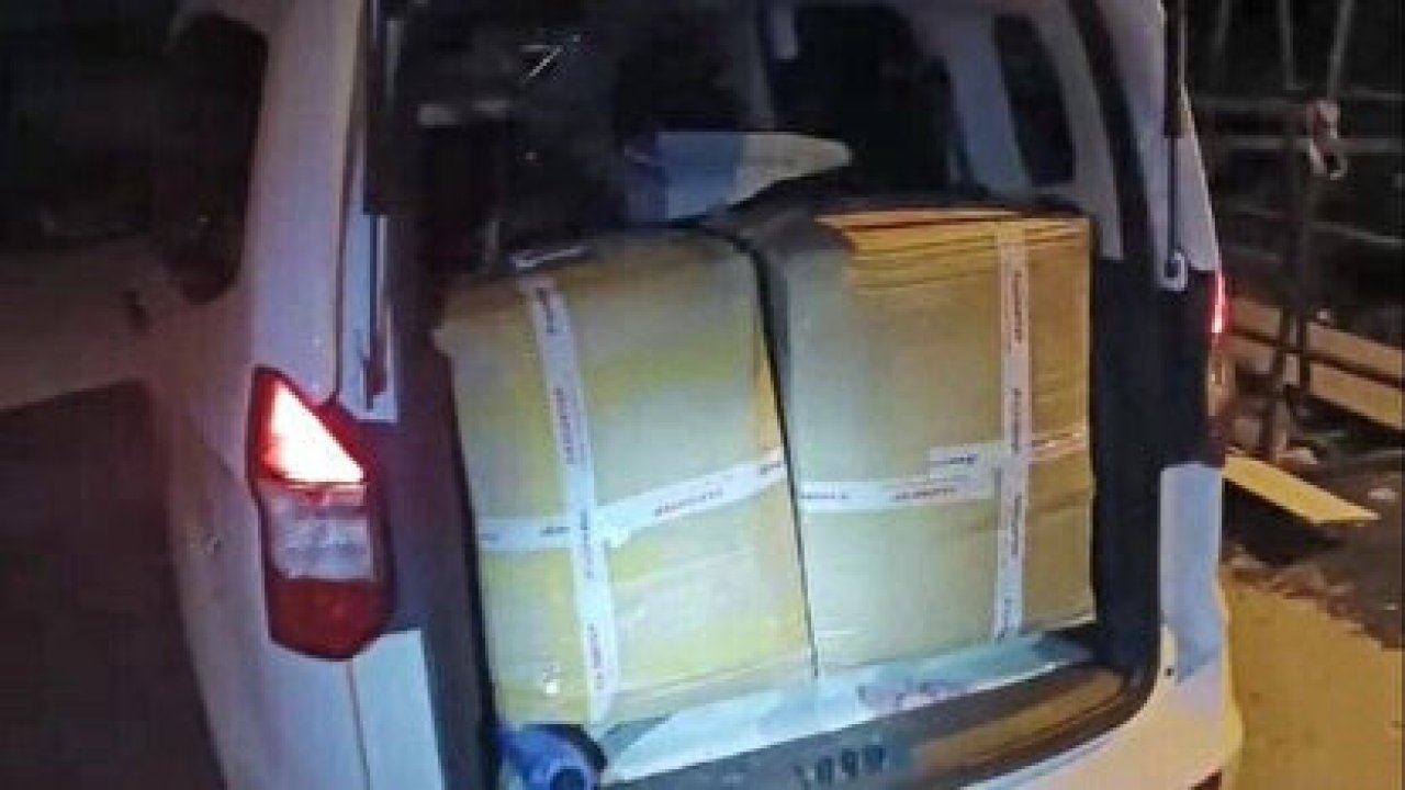 Tekirdağ'da 6 Bin 380 Paket Gümrük Kaçağı Sigara Ele Geçirildi