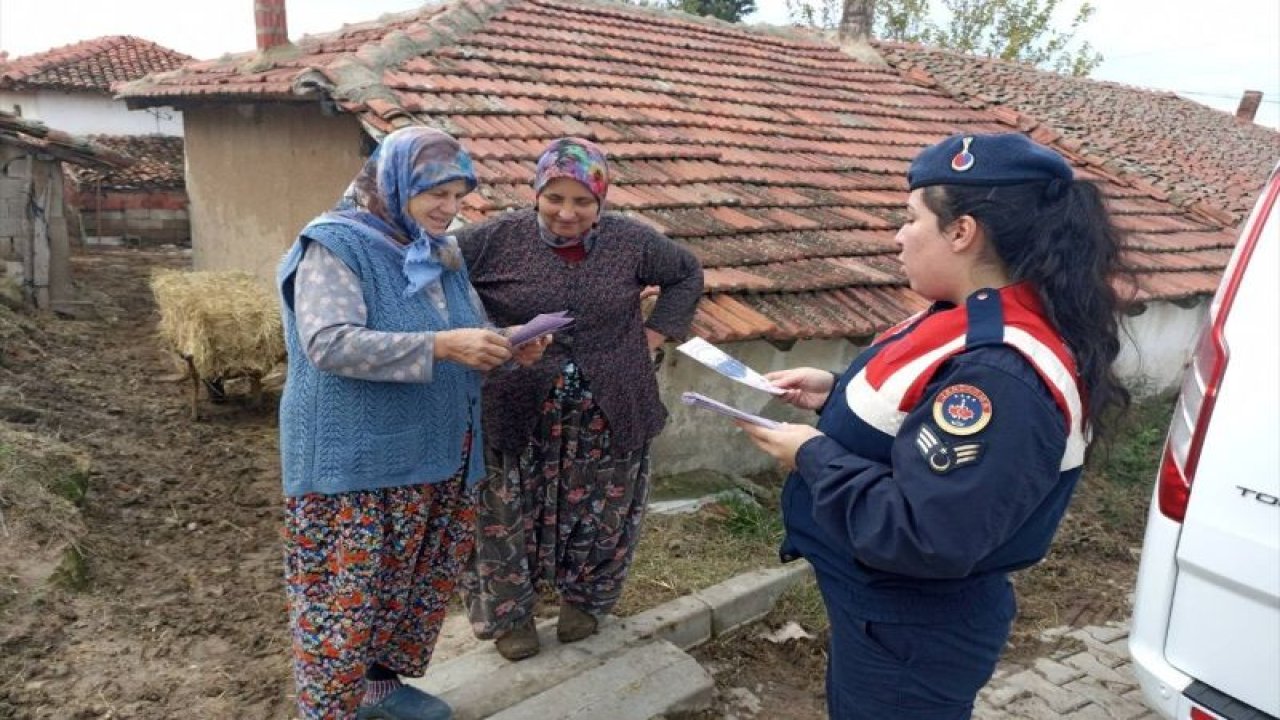 Edirne'de Jandarma Vatandaşları Bilgilendiriyor