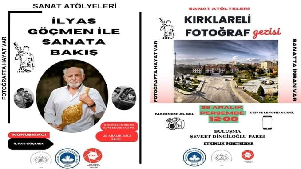 Kırklareli Fotoğraf Duayeni İlyas Göçmen'e Ev Sahipliği Yapacak